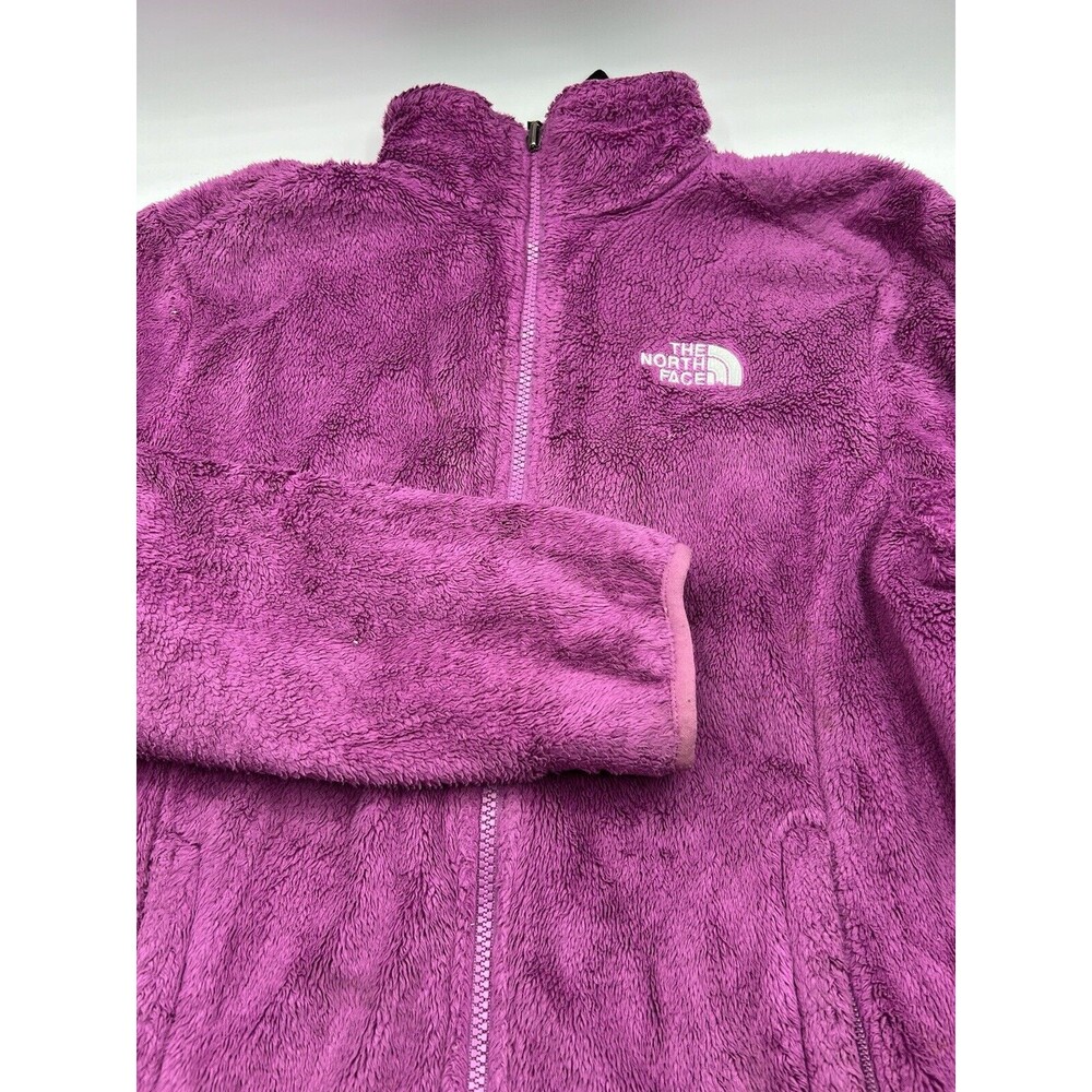 The North Face Osito Jacket Womens M Purple Fleece Teddy Fuzzy‎ Sherpa